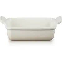 Le Creuset plat pour four 71102197160001 Meringue 19x14 cm 1,1l rectangulaire