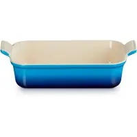 Le Creuset plat pour four 71102262200001 Azure 26x19 cm 2,4l rectangulaire