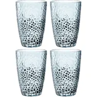Leonardo Verre Long Drink Leonardo Matera Blue 340ml (Lot de 4)