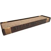 Croci Scratching Board Homedecor Wenge Wood Print Dark Brown