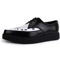T.U.K Creepers Rockabilly de - Pointed Creeper Tie - EU41 - EU46 - pour Homme - noir/blanc - Taille EU 44