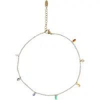 Faina Bracelet jaune / or / lilas / rose