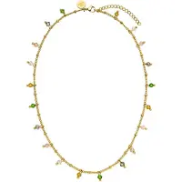 Purelei Chaîne 'Boho' jaune / or / vert / transparent