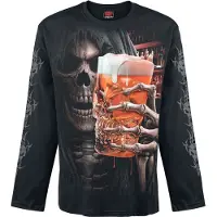 Spiral T-shirt manches longues Gothic de - Live Loud - M - L - pour Homme - noir - Taille M