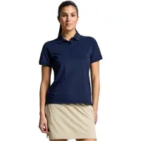 Slam Active Tech Pique Uv Short Sleeve Polo Bleu M Femme