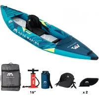 Aqua Marina STEAM 312 Set kayak gonflable 1 personne canoë bateau eau vive kayak