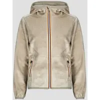 K-way Polaire LILY VELOUR POLAR DOUBLE REVERSIBLE femmes - Beige - EU S