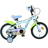 Volare Vélo enfant Bluey - 14 pouces - Bleu clair - Deux freins à main