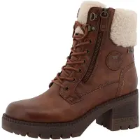 Mustang Bottines à lacets 'Caro' marron