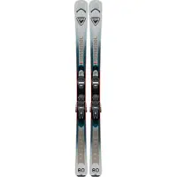 Rossignol - Packs (skis + fix) - Pack skis all-mountain - Arcade 80 + Xpress 10 GW B83 Black/Hot Red 2026 pour Homme en Bois - Taille 174 cm - Gris