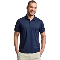 Slam Active Tech Pique Uv Short Sleeve Polo Noir XS Homme