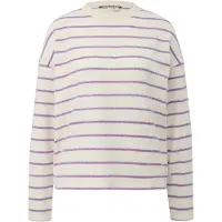 QS Pull-over crème / lavande