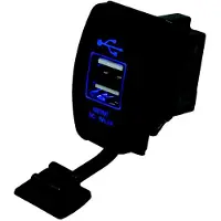 Seadog Line Double Usb Input Rocker Power Switch 4.8a 5v Noir