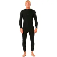 Rip Curl Dawn Patrol 4/3 Mm Long Sleeve Back Zip Neoprene Suit Vert M Homme