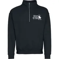 Snoopy Sweat-shirt de - - Something amazing is just around the corner - Pull Semi-Zip - S - 3XL - pour Homme - noir - Taille S