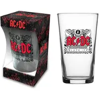 AC/DC Verre à bière de - Black Ice - pour Indifférent - transparent - Taille Standard