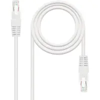 Nanocable Rj45 Cat5e Utp Awg24 1 M Blanc Blanc One Size