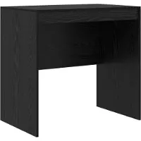 vidaXL Bureau noir imitation chêne 80 x 50 x 76 cm
