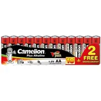 Velleman Pack Promo Alcalines Aa (10+2 Pièces) / Lr6 1,5 V - 2800 Mah