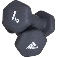 Adidas Fitness Dumbbell 4kg Argenté