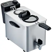 RGV Friteuse FR TYPE4L 4 L Simple Indépendante Inox Noir 2500 W