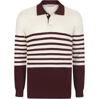 Felix Hardy Pull-over bordeaux / blanc