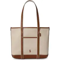 Ralph Lauren Cabas écru / marron