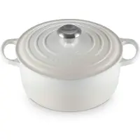 Le Creuset Signature Cocotte Ronde 24 cm Meringue