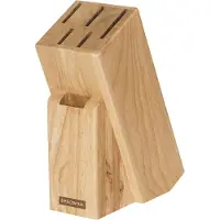 Tescoma Bloc WOODY pour 5 couteaux, ciseaux à volaille