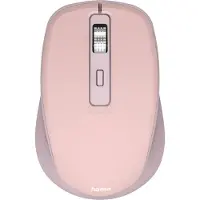 Hama Souris multi-appareils ss fil 7 boutons "WM-450", radio/Bluetooth, Rose