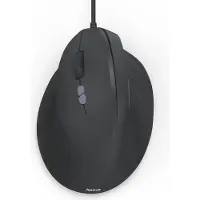Hama Souris optique filaire 7 boutons "ECM-500L", gaucher, verticale, Noir