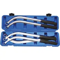 Bgs Jeu de clés pour galets tendeurs | Douze pans SW 13 - 19 mm | 5 pcs.