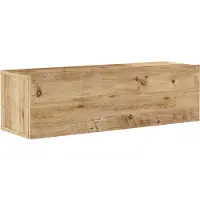 En.casa Table TV 'Lapinlahti' 100 x 31,5 x 29,5 cm chêne rustique