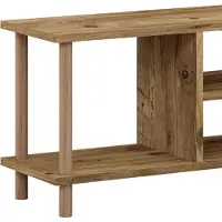 En.casa Meuble TV Ærøskøbing avec 2 compartiments de rangement Meuble TV 43 x 120 x 29 cm Meuble TV avec 2 compartiments de rangement Meuble TV bas Meuble TV aspect bois