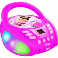 Lexibook Barbie RCD109BB Lecteur de CD Rose Lecteur CD portable