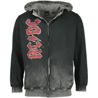AC/DC Sweat-shirt zippé à capuche de - Highway To Hell! - S - XXL - pour Homme - noir - Taille L