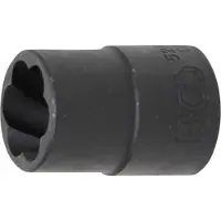 Bgs 5266-15 Douille spéciale / Extracteur de vis, 12,5 (1/2), 15 mm