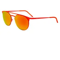 Italia Independent MOD 0206 I THIN METAL Orange led 52/19/140 Lunettes de soleil unies