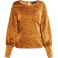 Faina Chemisier cognac / brun foncé