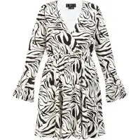 Faina Robe noir / blanc