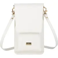 Faina Sac à bandoulière or / blanc