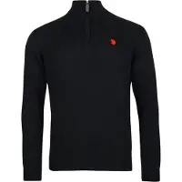 U.S. POLO ASSN. Pull-over rouge sang / noir