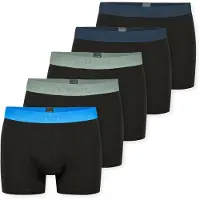 Schiesser Boxers '95/5 Organic Cotton' bleu marine / mélange de couleurs