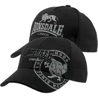 Lonsdale Casquette gris / noir