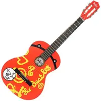 Beatles Junior Acoustic Guitar - Love - Gitaar Kind - Akoustisch - Rood / Geel