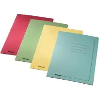Esselte Chemises Manille 3 rabats A4 Papier Jaune (A4, 1x)