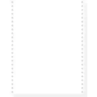 Exacompta - Blanc - 304.8 x 240 mm - 56 g/m² - 1000 feuille(s) papier en accordéon 2 couches