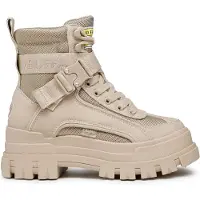 Buffalo Bottines à lacets 'Aspha Com1' beige