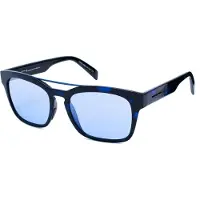 Italia Independent , modèle 0914, couleur pêche, monture havane foncé, verres verts, dimensions 52/19/138. Lunettes de soleil pour hommes