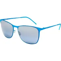 Italia Independent MOD 0213 I THIN METAL, lunettes de soleil unies, couleur bleu ciel, dimensions : 57/16/140